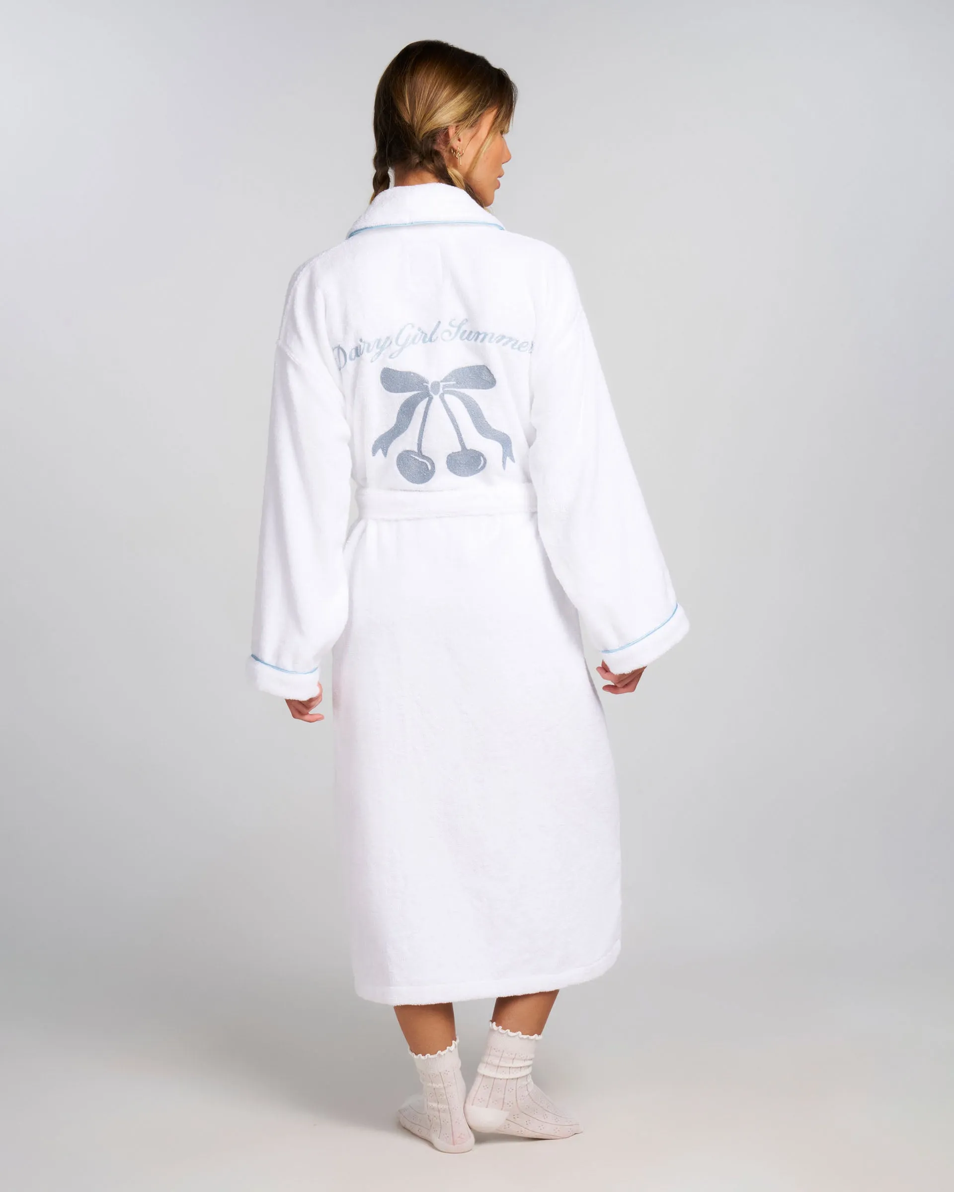 Dairy Girl Summer Robe - Powder Blue sold by Dairy Boy