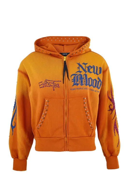 NEW MOOD SOUVENIR ZIP HOODIE sold by EASTIE