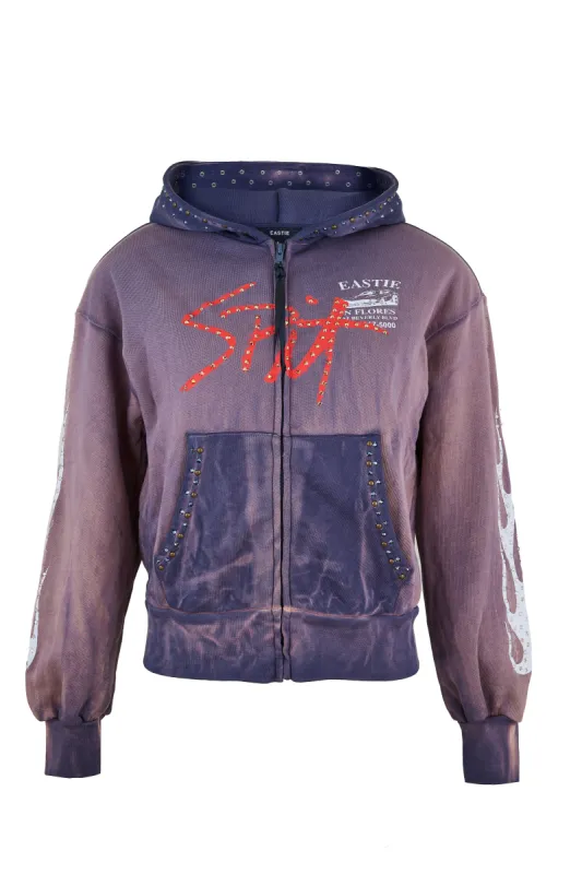 SPIT SOUVENIR ZIP HOODIE sold by EASTIE