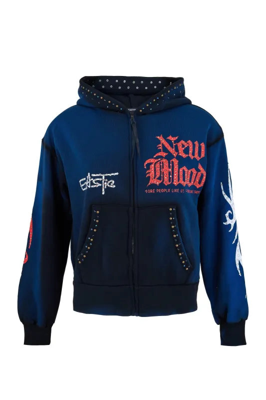 NEW MOOD SOUVENIR ZIP HOODIE sold by EASTIE