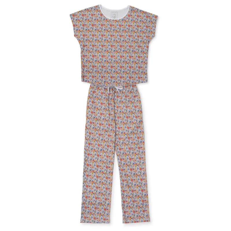 SALE Marcia Women's Pima Cotton Pajama Pant Set - Falling For Floral sold by Lila and Hayes