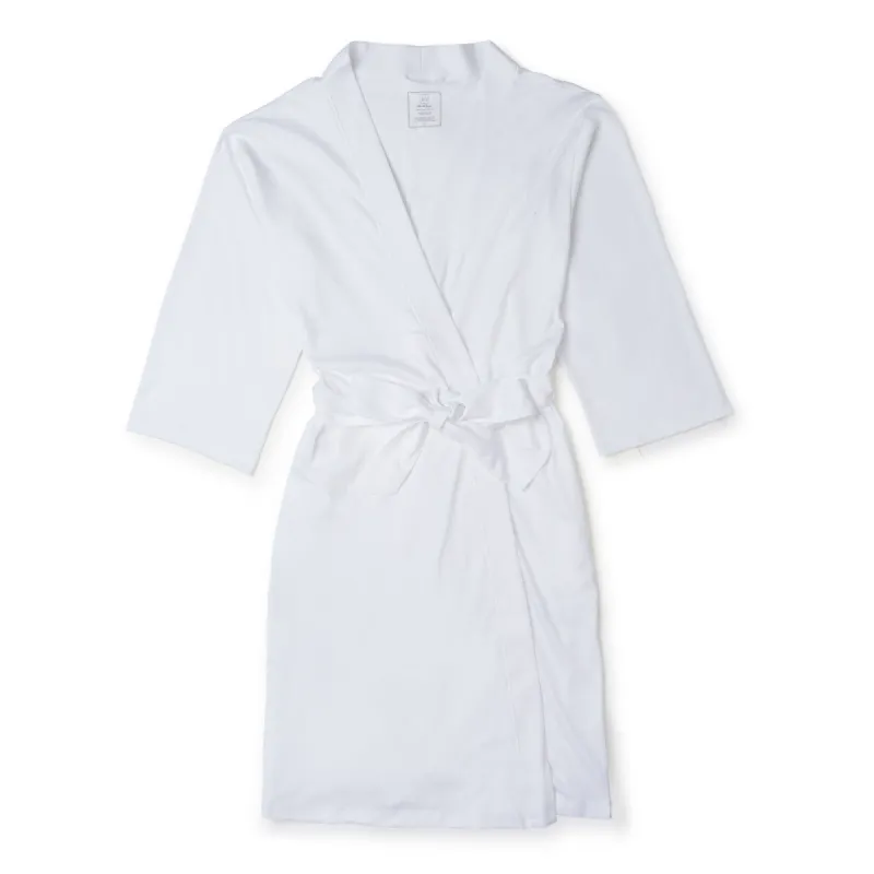 Sassy Women's Pima Cotton Spa Wrap - White sold by Lila and Hayes