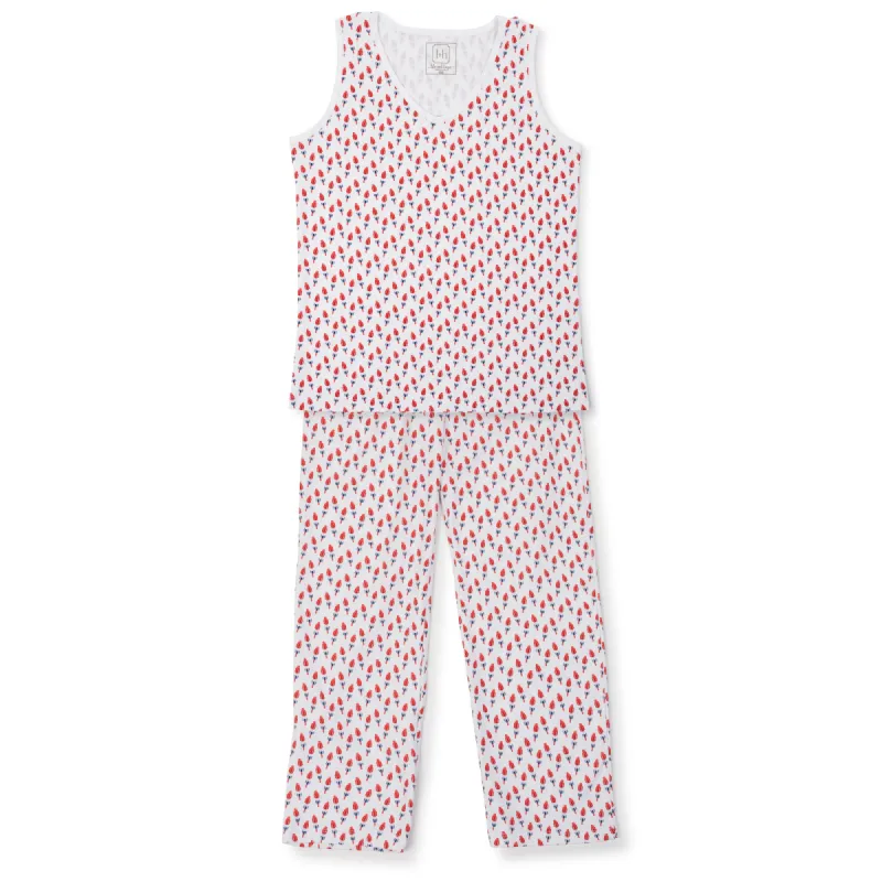 SALE Sally Women's Pajama Pant Set - Patriotic Popsicles sold by Lila and Hayes