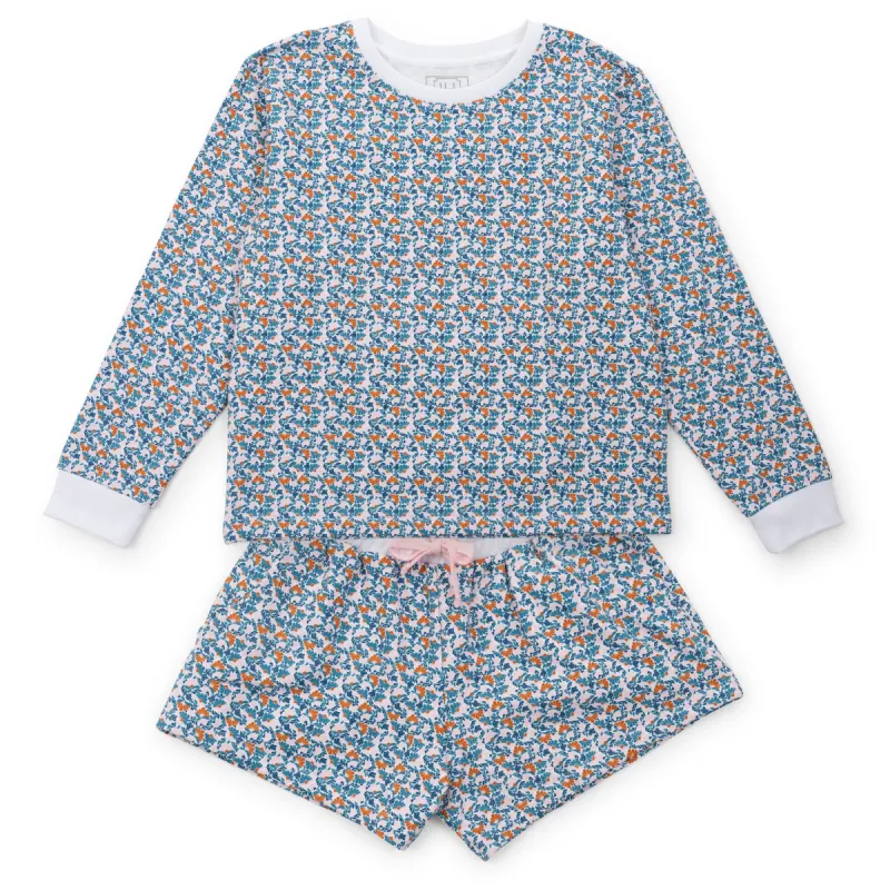 Janann Women's Sweatshirt Short Set Autumn Blooms sold by Lila and Hayes