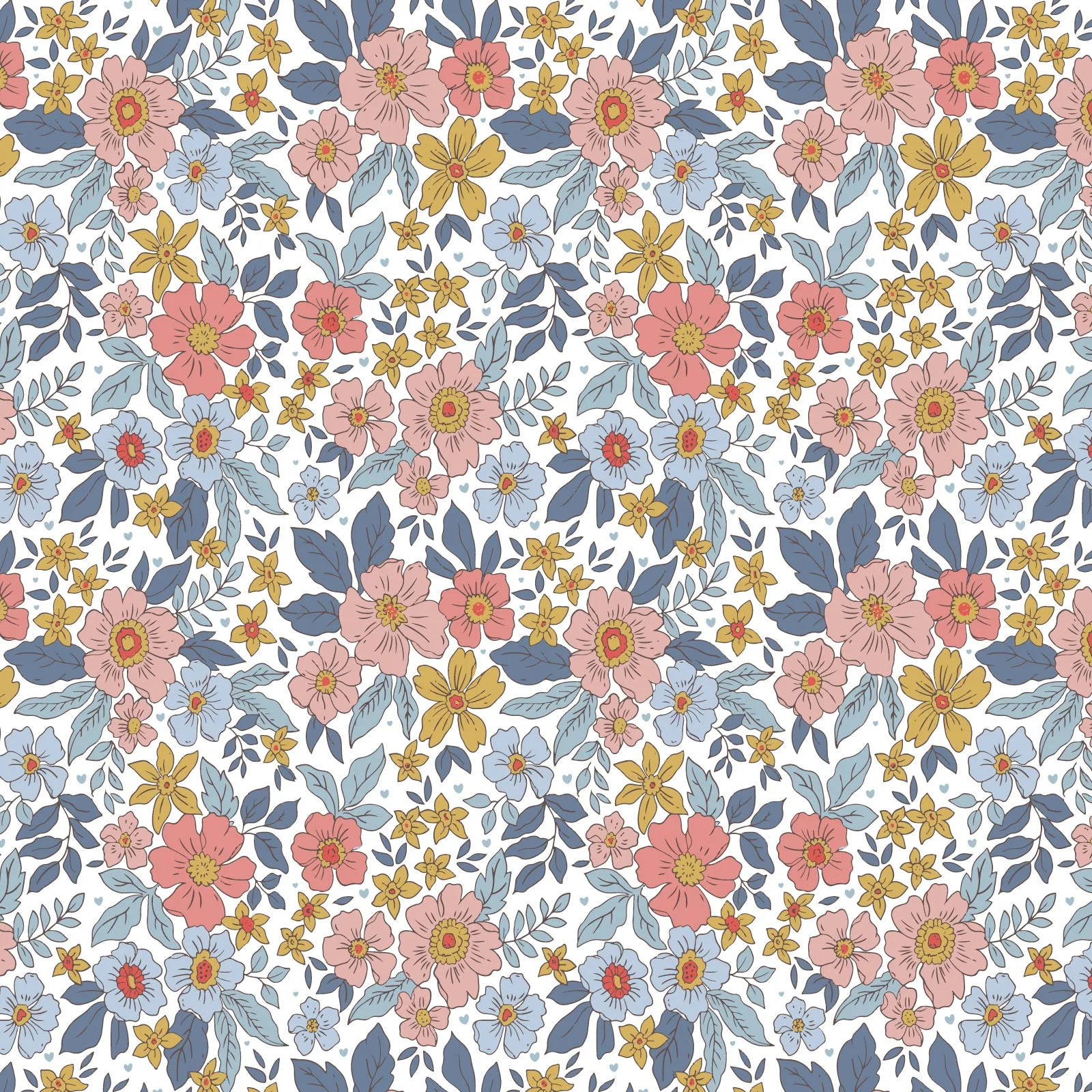 SALE Ann Women's Longsleeve Nightgown - Falling For Floral sold by Lila and Hayes product image thumbnail 2