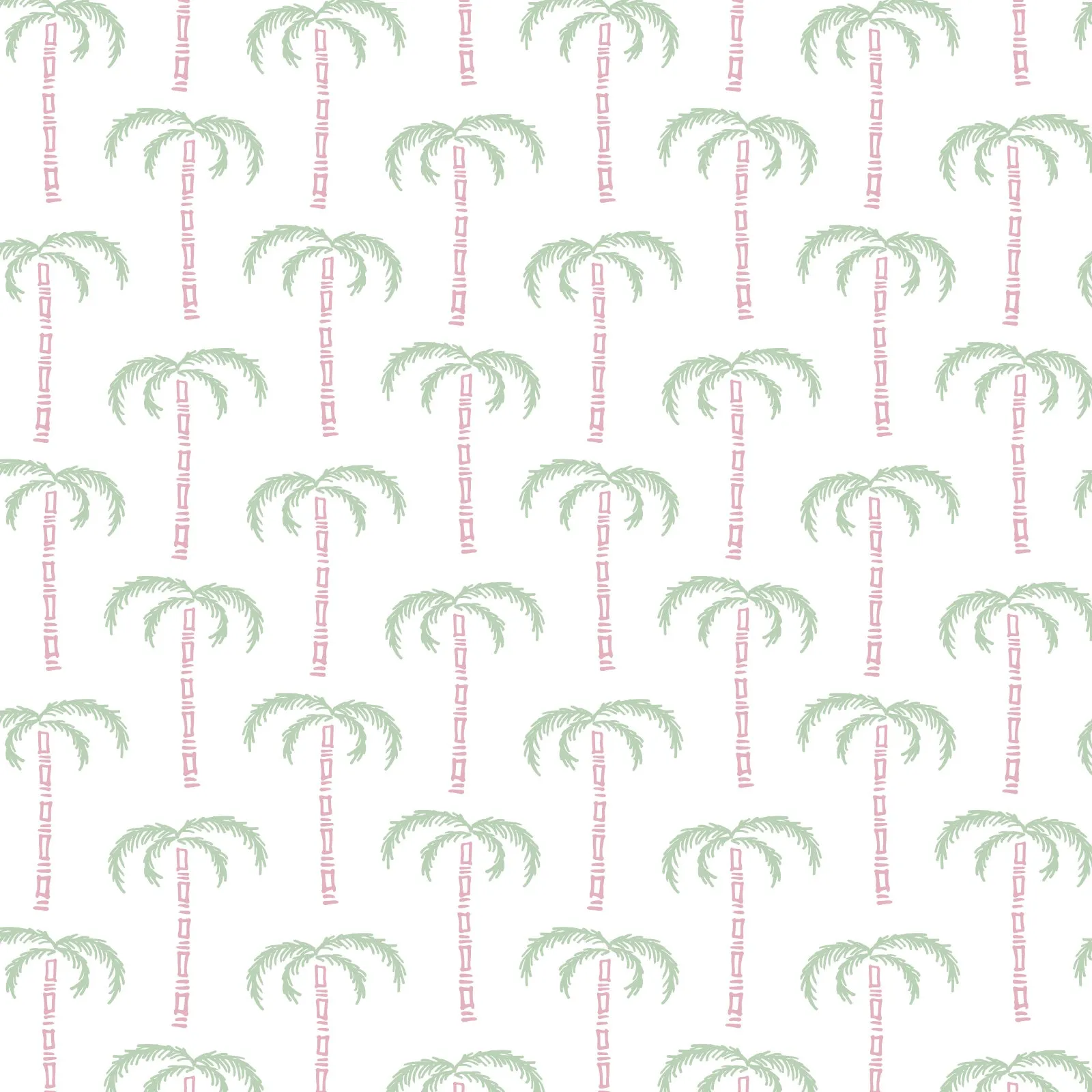 SALE Mamie Women's Pima Cotton Pajama Pant Set - Pacific Palms Pink sold by Lila and Hayes product image thumbnail 2