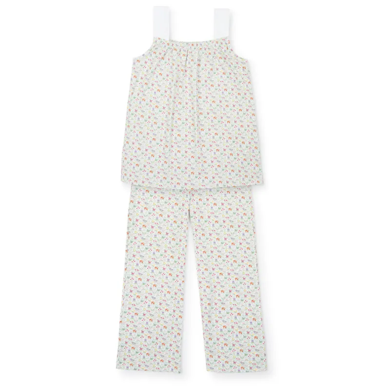 SALE Pennie Women's Pajama Pant Set - Garden Floral made by Lila and Hayes