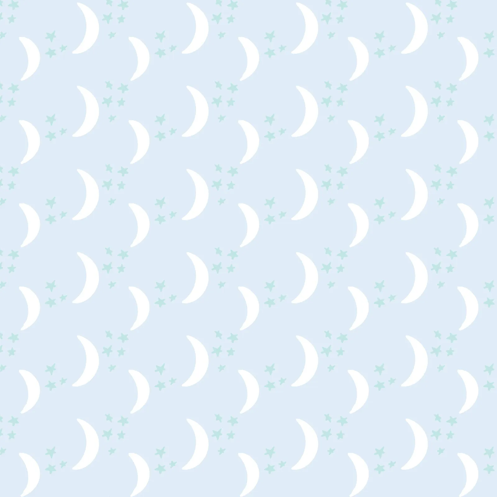 Wendy Women's Pima Cotton Nightgown - Goodnight Moon Blue sold by Lila and Hayes product image thumbnail 2