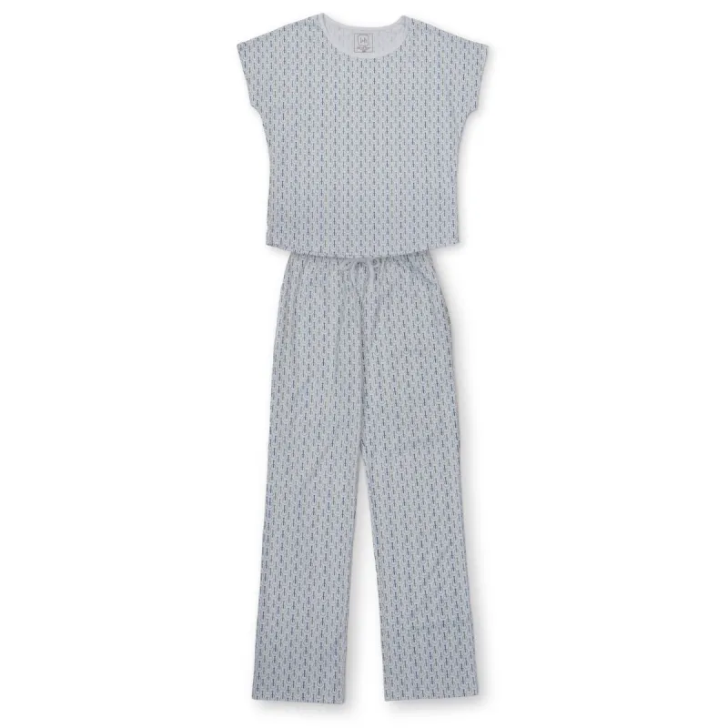 Marcia Women's Pima Cotton Pajama Pant Set - Tennessee Guitars sold by Lila and Hayes