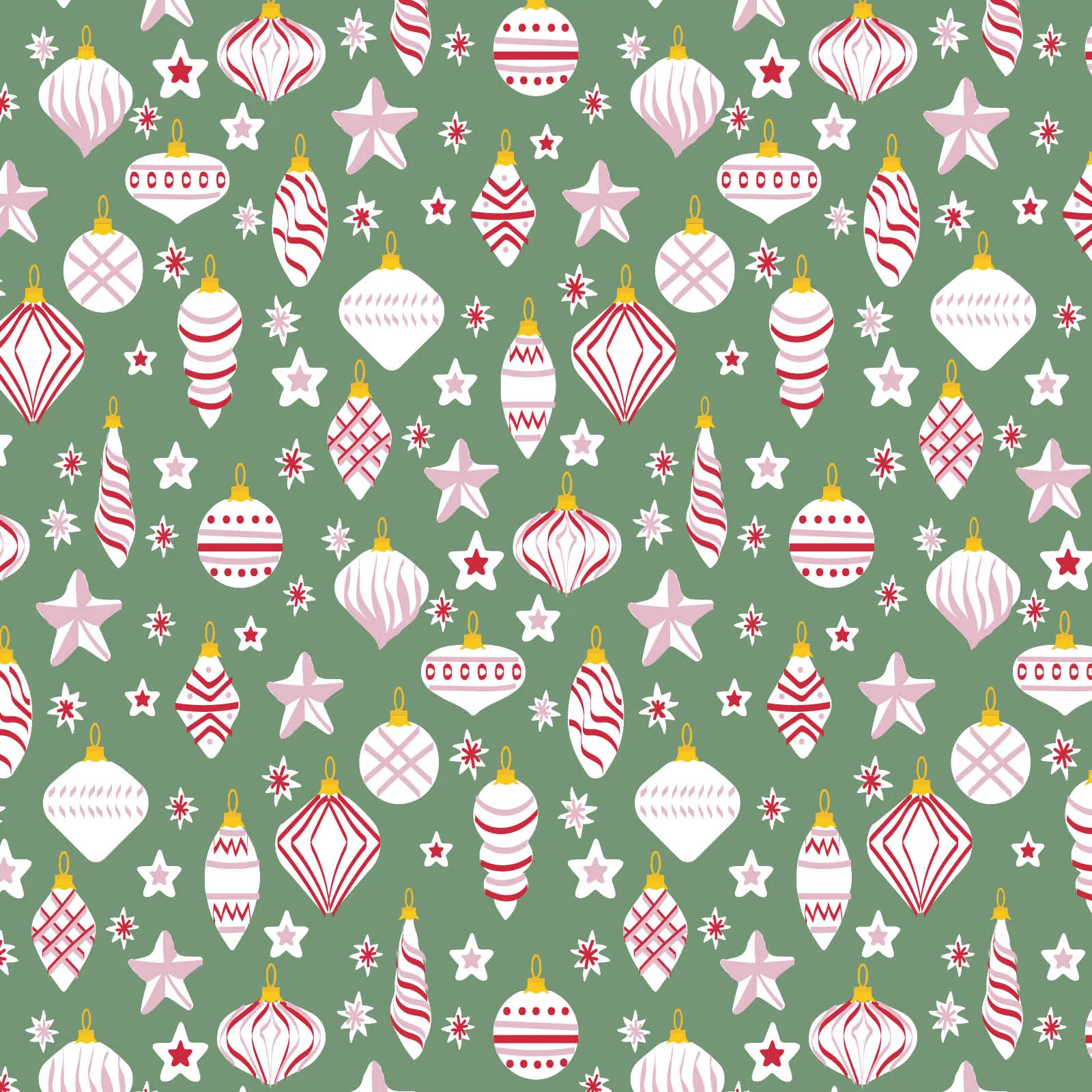 Audrey Women's Longsleeve Top Pant Set - Retro Ornaments sold by Lila and Hayes product image thumbnail 2