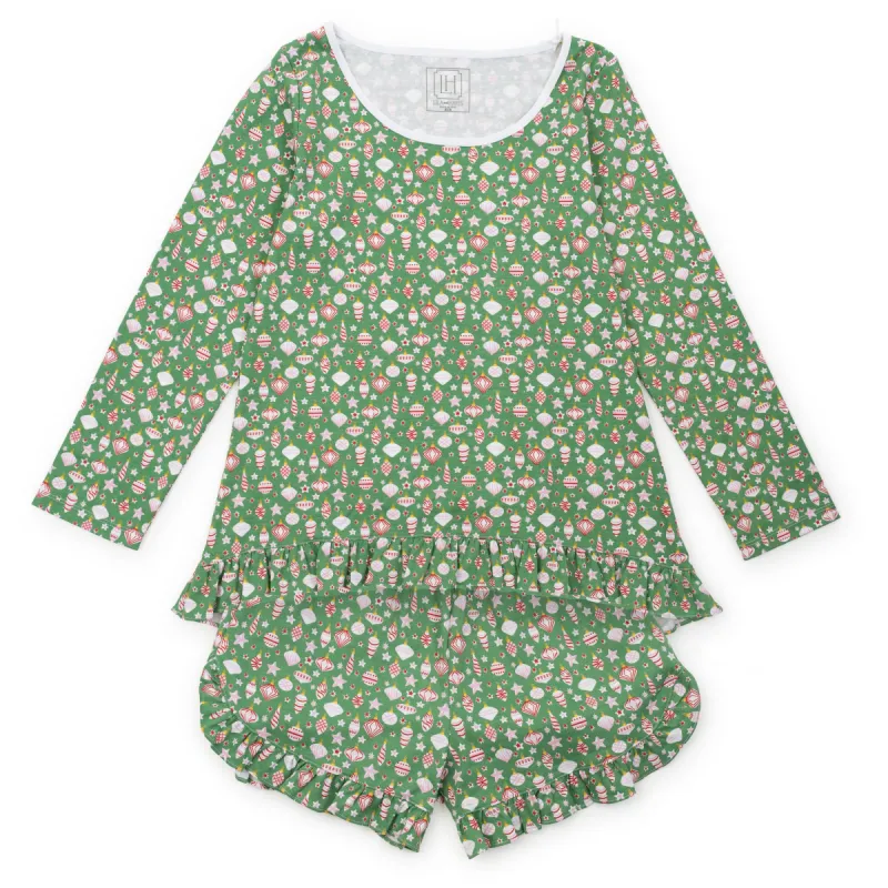 Kathryn Women's Pajama Short Set - Retro Ornaments sold by Lila and Hayes