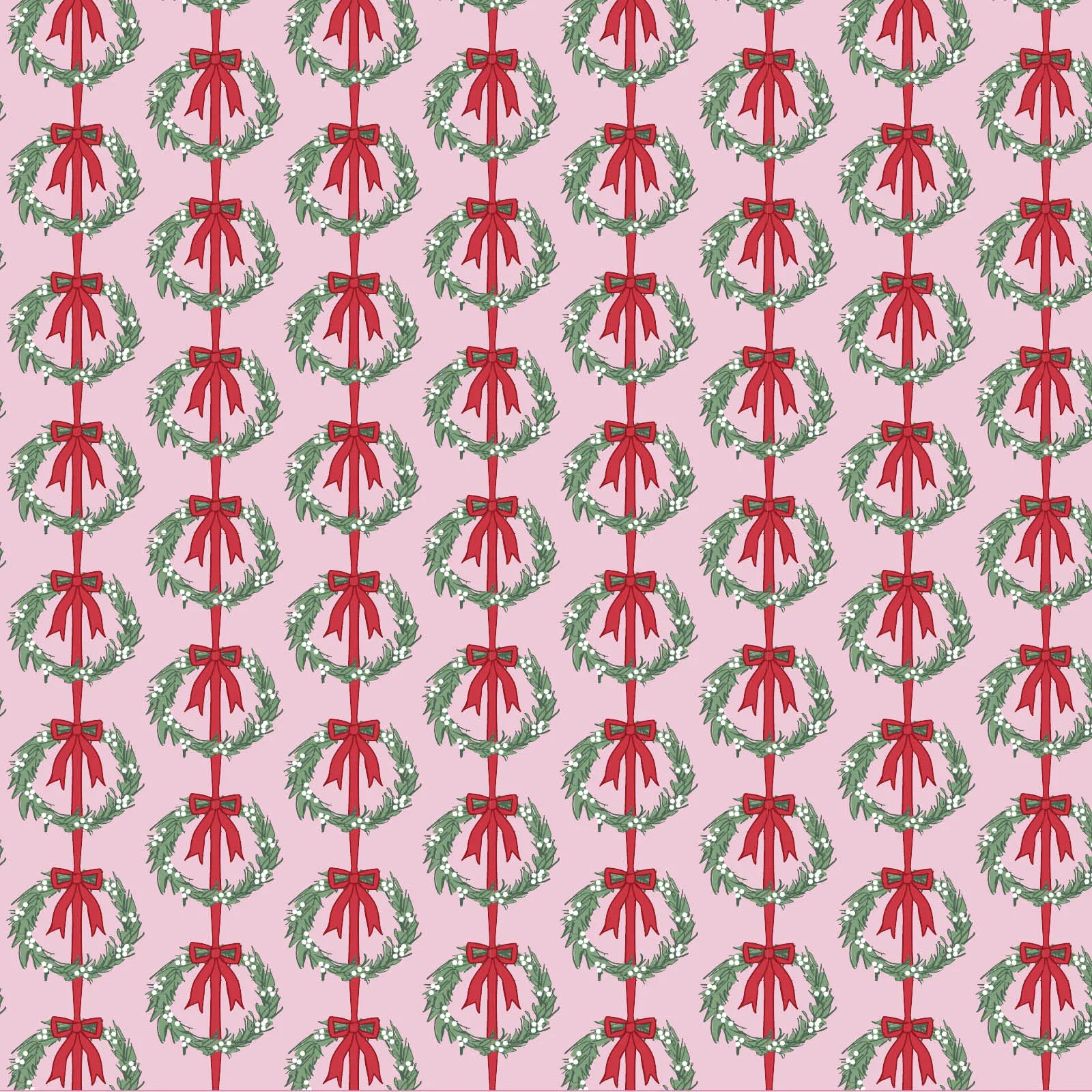 Marcia Women's Pajama Pant Set - Pink Wreaths sold by Lila and Hayes product image thumbnail 2