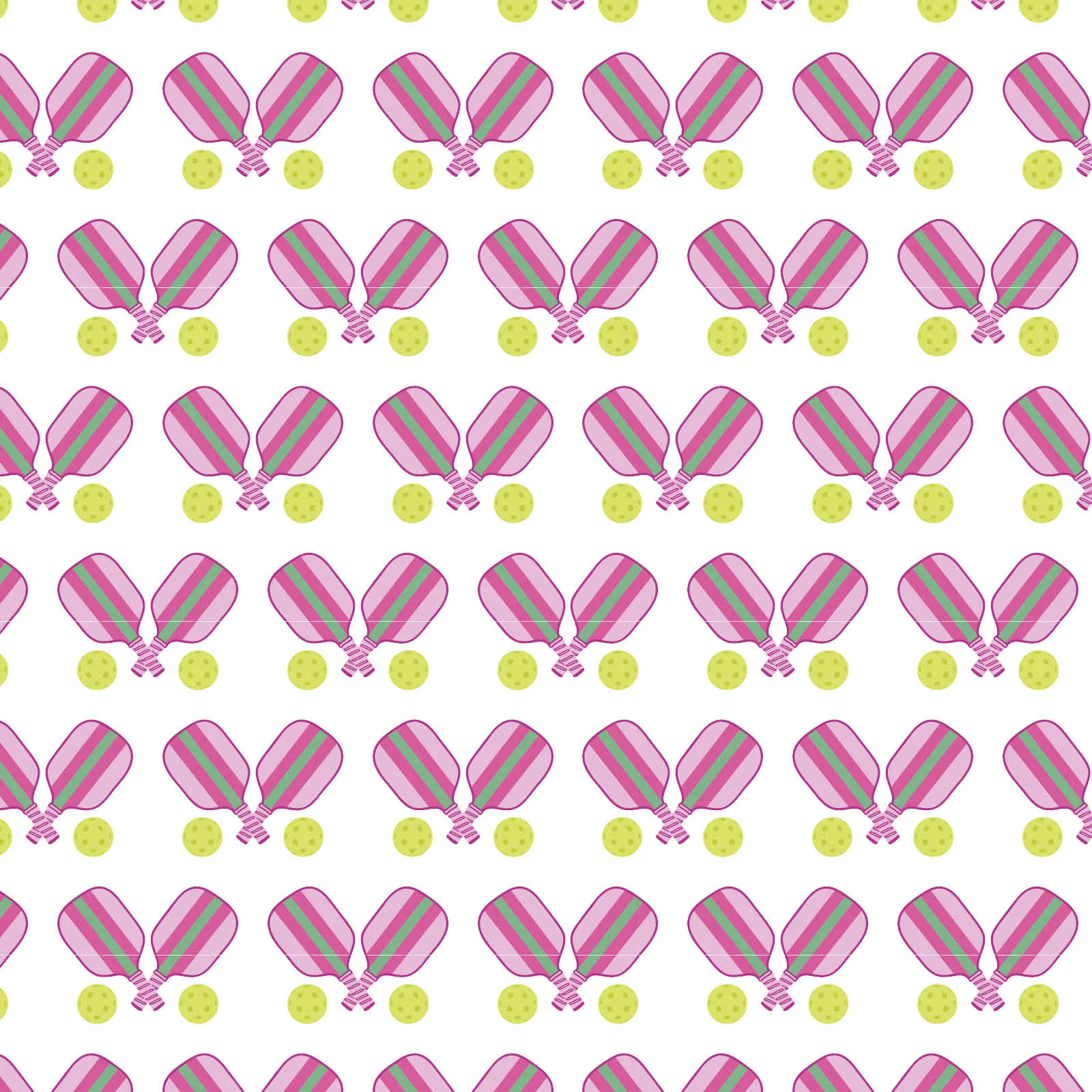 Riley Women's Pajama Short Set Pickleball Pink sold by Lila and Hayes product image thumbnail 2