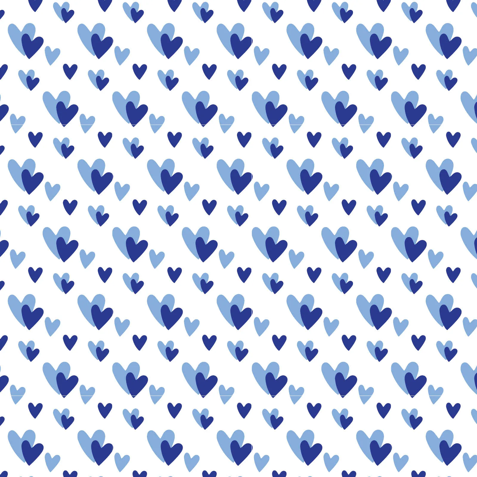 Melanie Women's Pajama Jogger Pant Set - Heart to Heart Blue sold by Lila and Hayes product image thumbnail 2