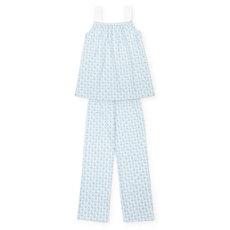 Pennie Women's Pajama Pant Set - Hampton Blooms sold by Lila and Hayes