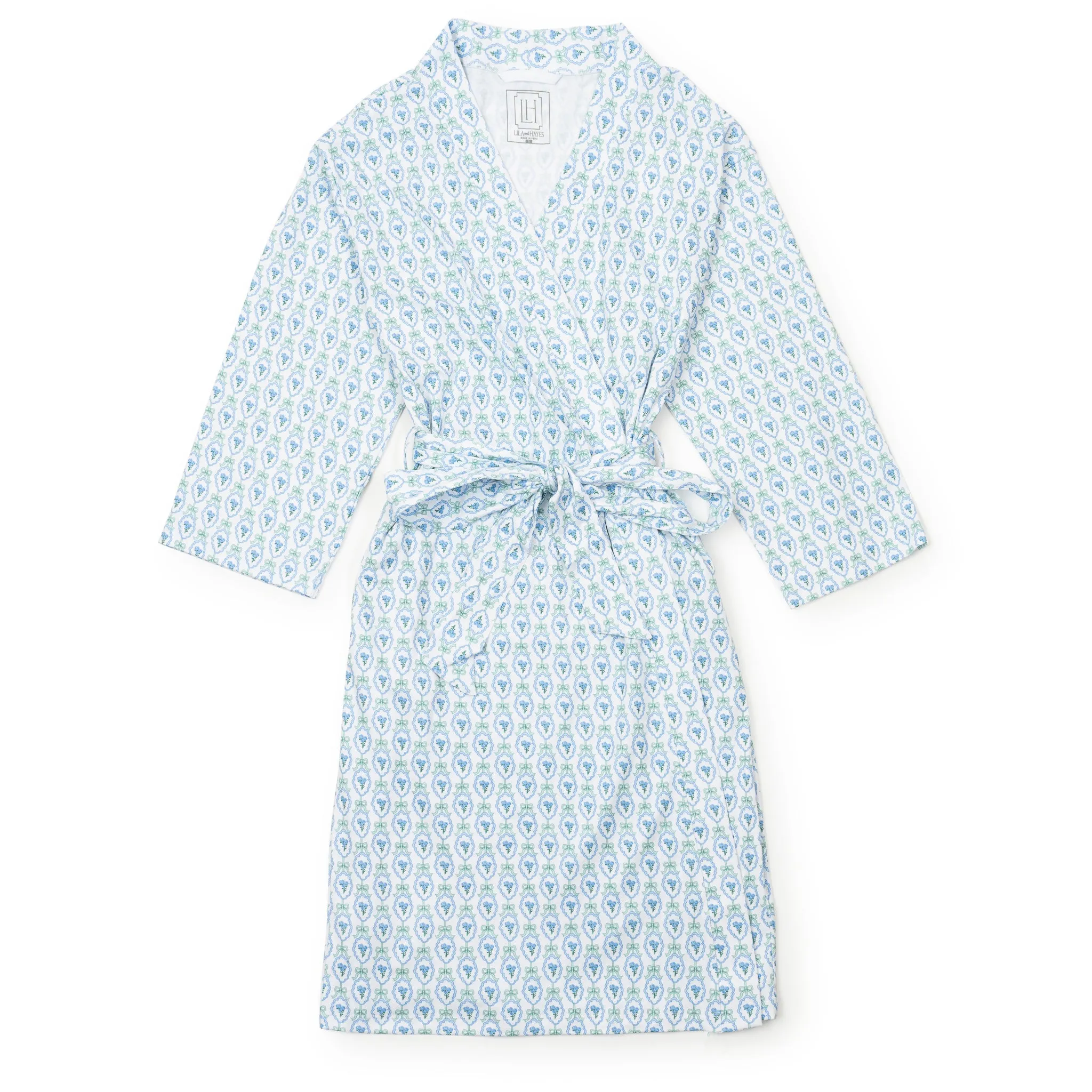 Sassy Women's Spa Wrap - Hampton Blooms sold by Lila and Hayes