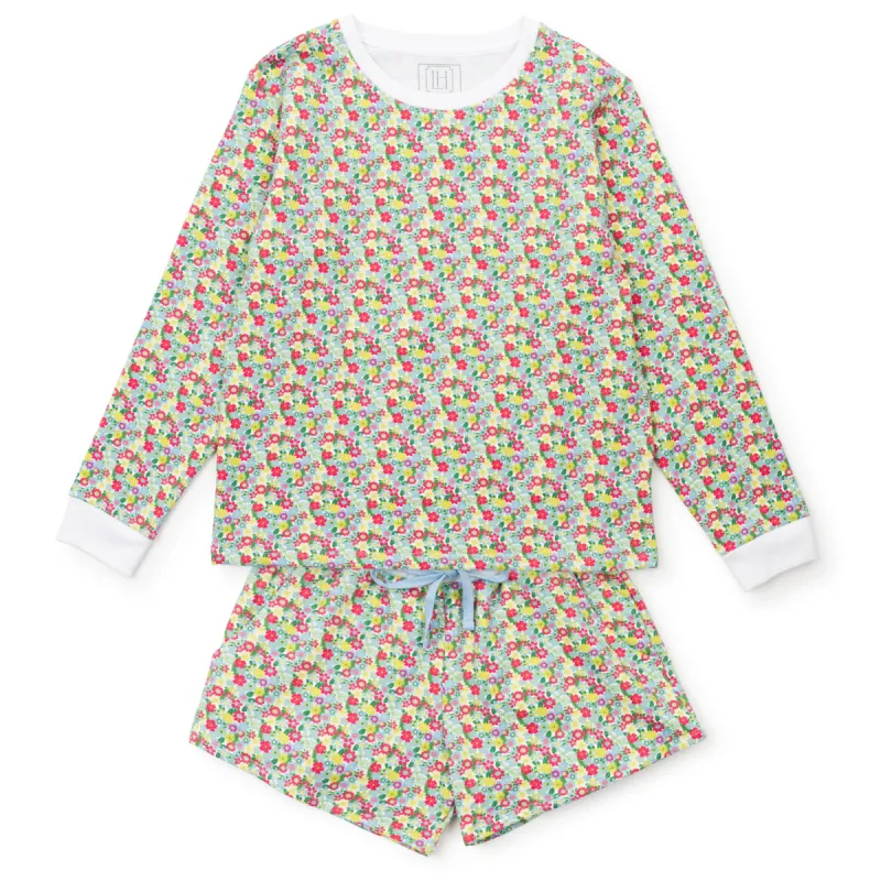 Janann Women's Sweatshirt Short Set - Arboretum Floral sold by Lila and Hayes