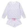 Janann Women's Sweatshirt Short Set - Preppy Smiles sold by Lila and Hayes