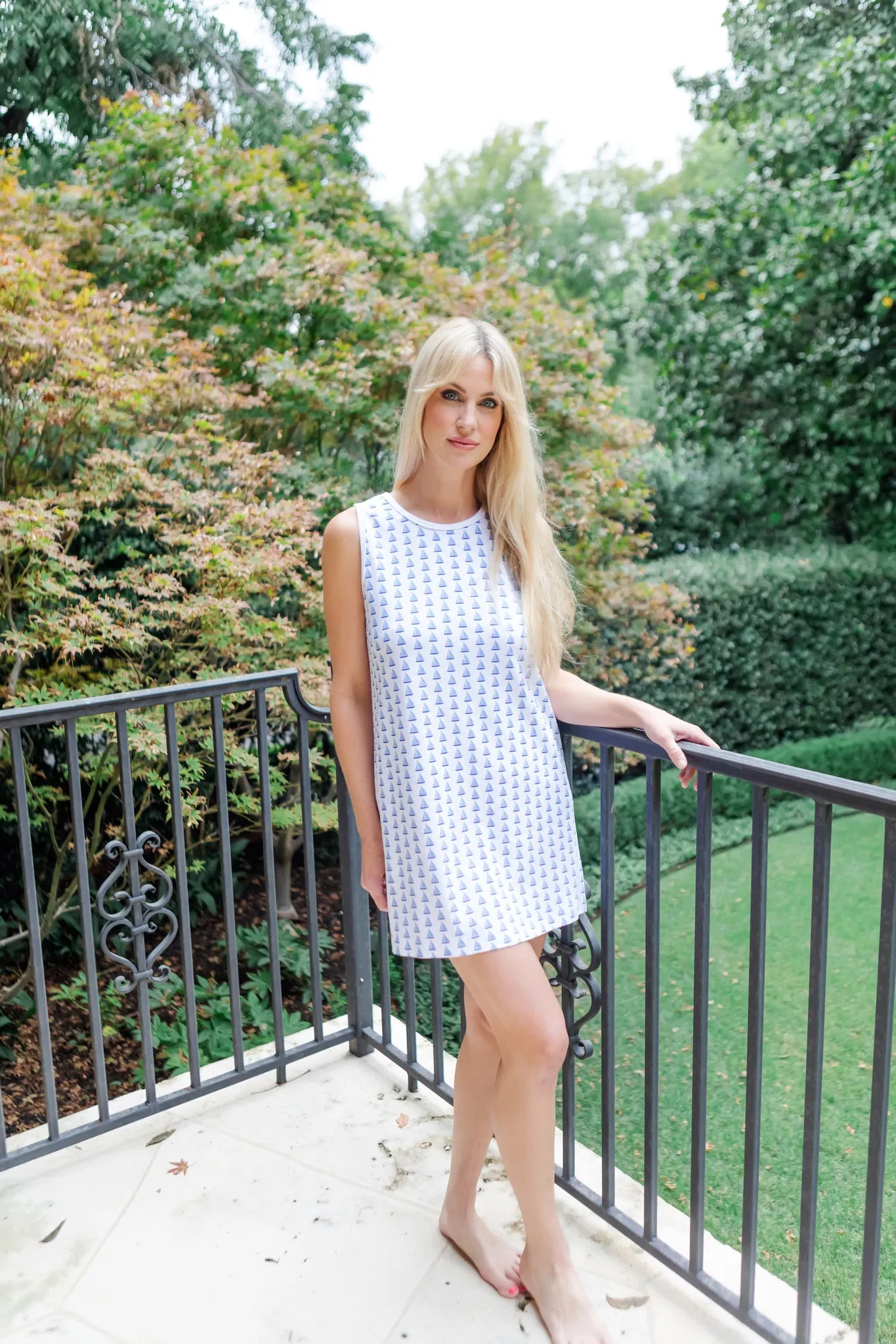 Katie Women's Nightgown Sailing Away sold by Lila and Hayes product image thumbnail 3