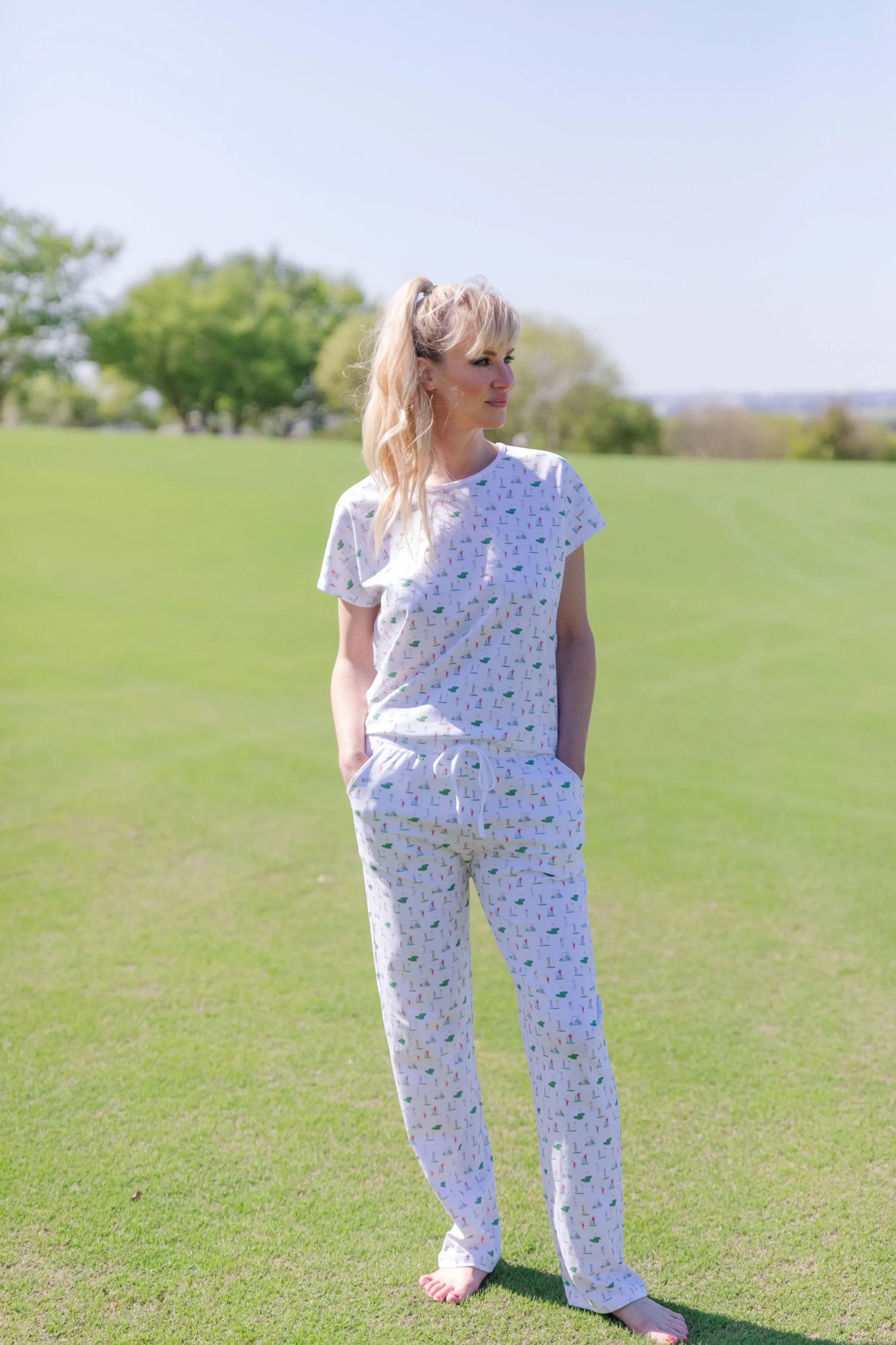 Marcia Women's Pajama Pant Set Golf Life sold by Lila and Hayes product image thumbnail 3