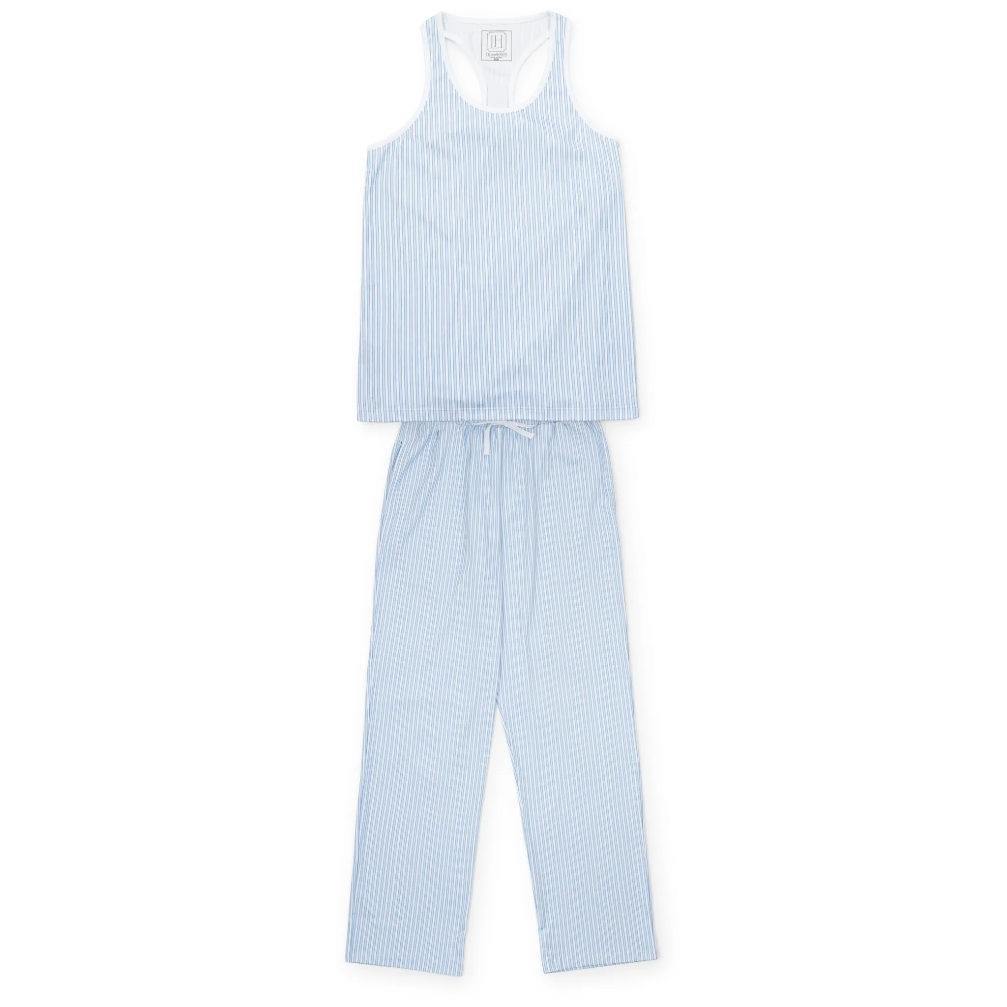 Sharon Women's Pajama Pant Set Classic Stripe sold by Lila and Hayes