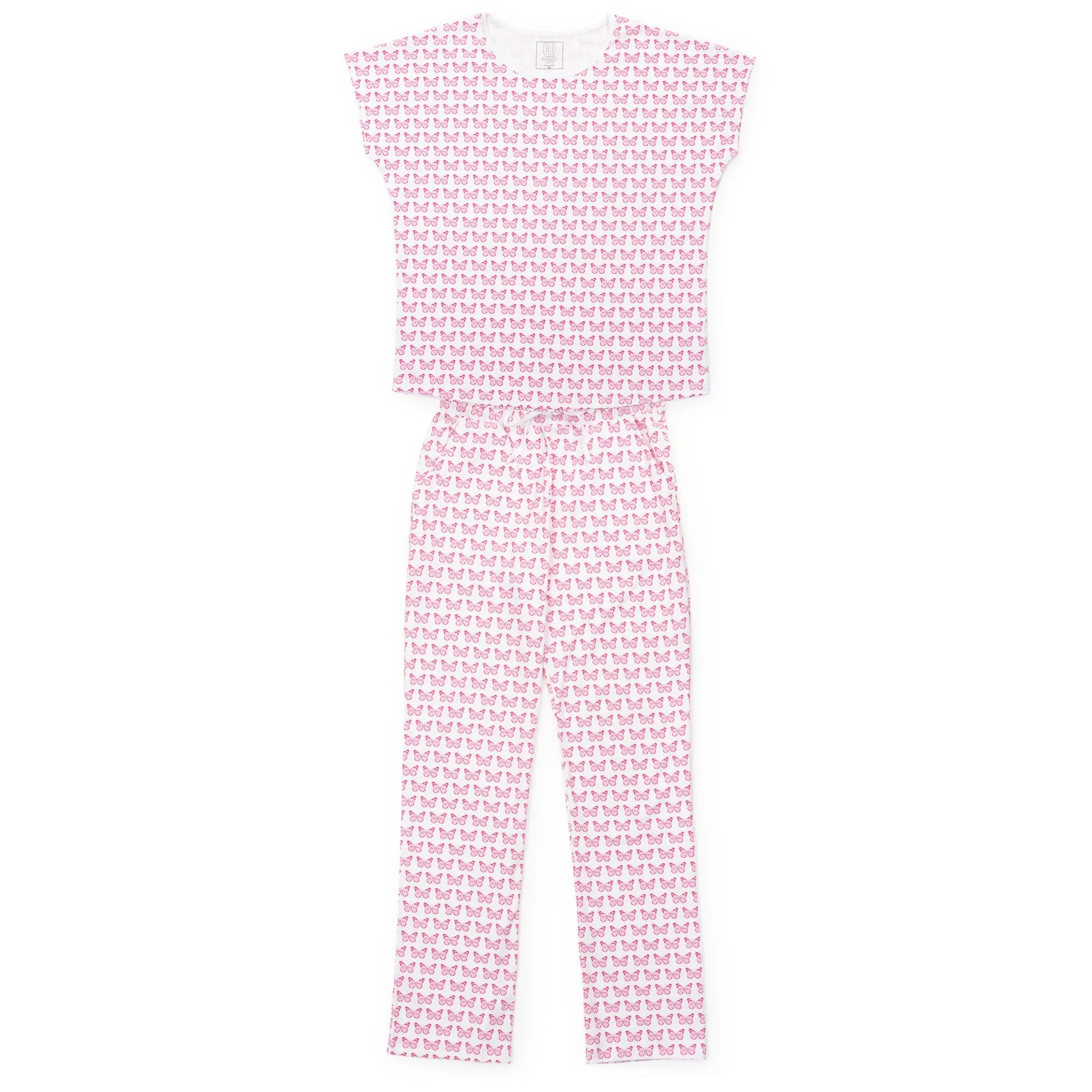 Marcia Women's Pajama Pant Set - Cartie Butterflies sold by Lila and Hayes