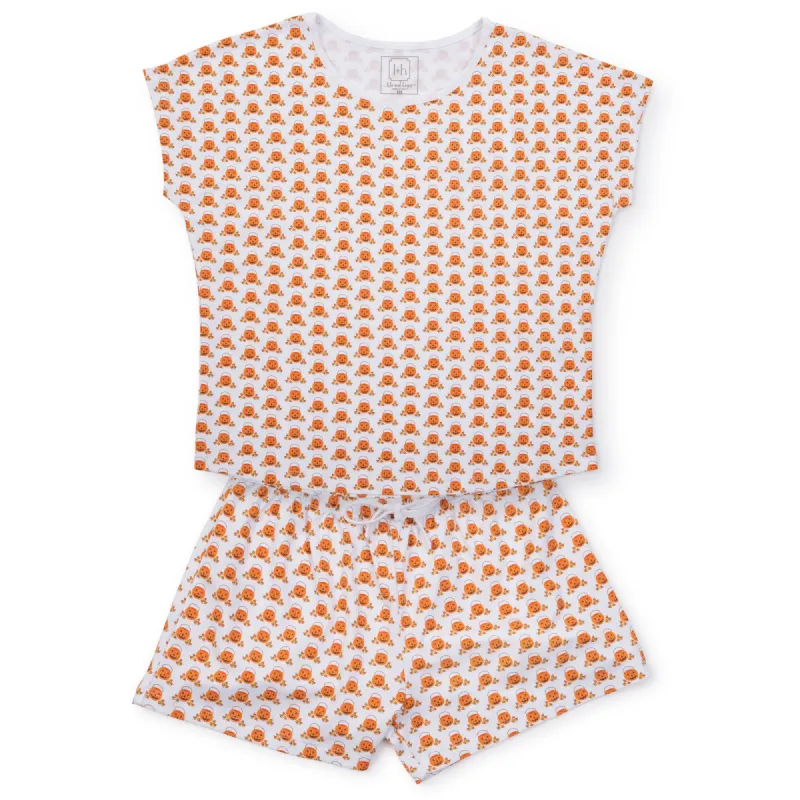 Riley Women's Pima Cotton Pajama Short Set - Trick or Treat sold by Lila and Hayes