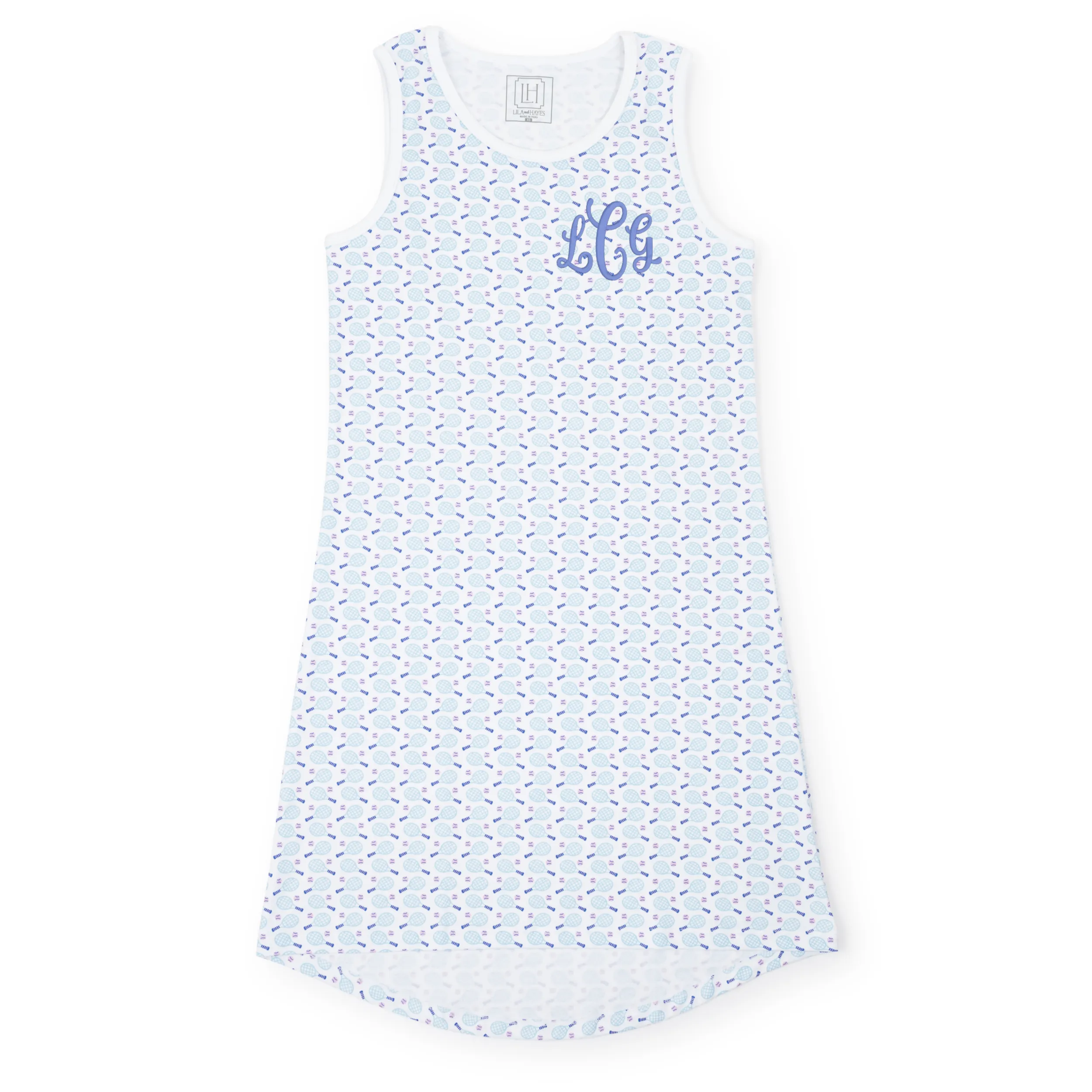 Katie Women's Nightgown - Tennis Match Pink sold by Lila and Hayes product image thumbnail 3