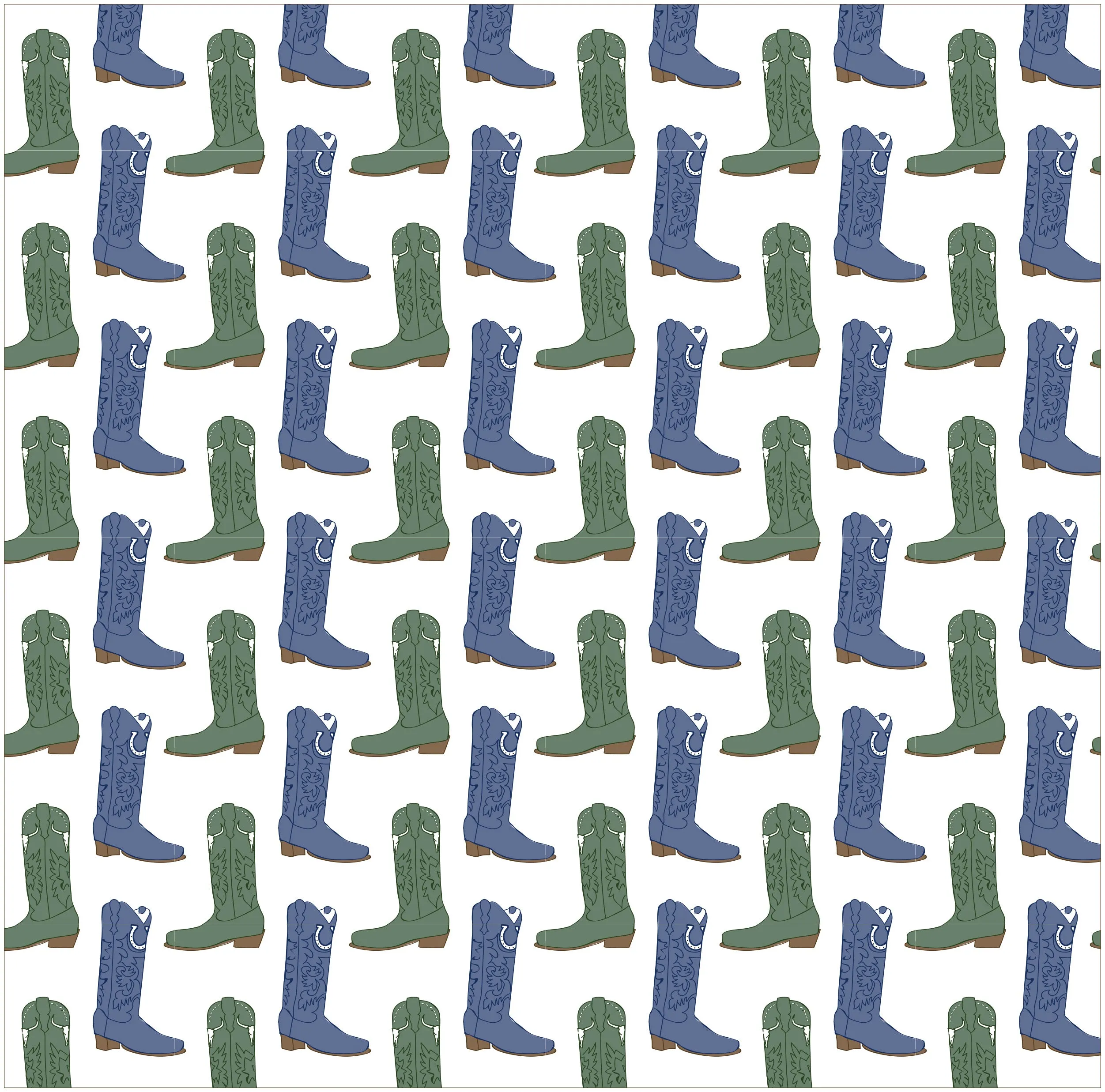 Wendy Women's Nightgown - Cowboy Boots sold by Lila and Hayes product image thumbnail 2