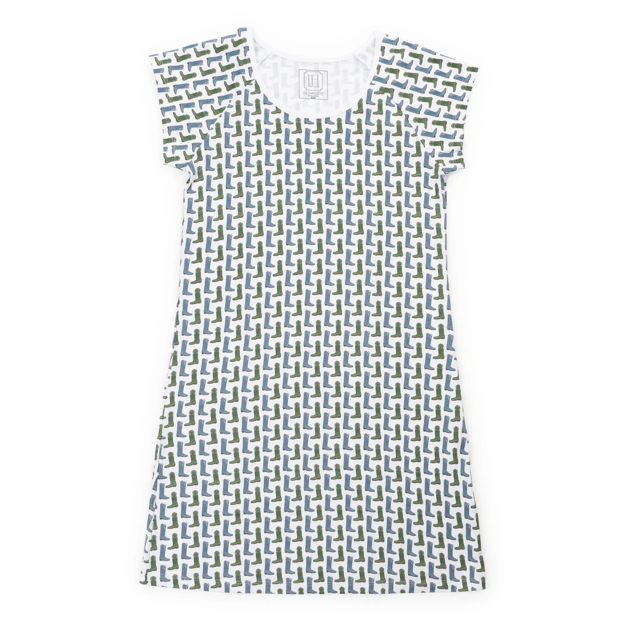 Wendy Women's Nightgown - Cowboy Boots sold by Lila and Hayes