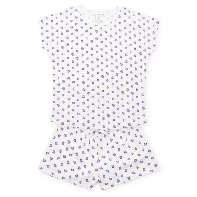 Riley Women's Pajama Short Set - Pop Stars sold by Lila and Hayes