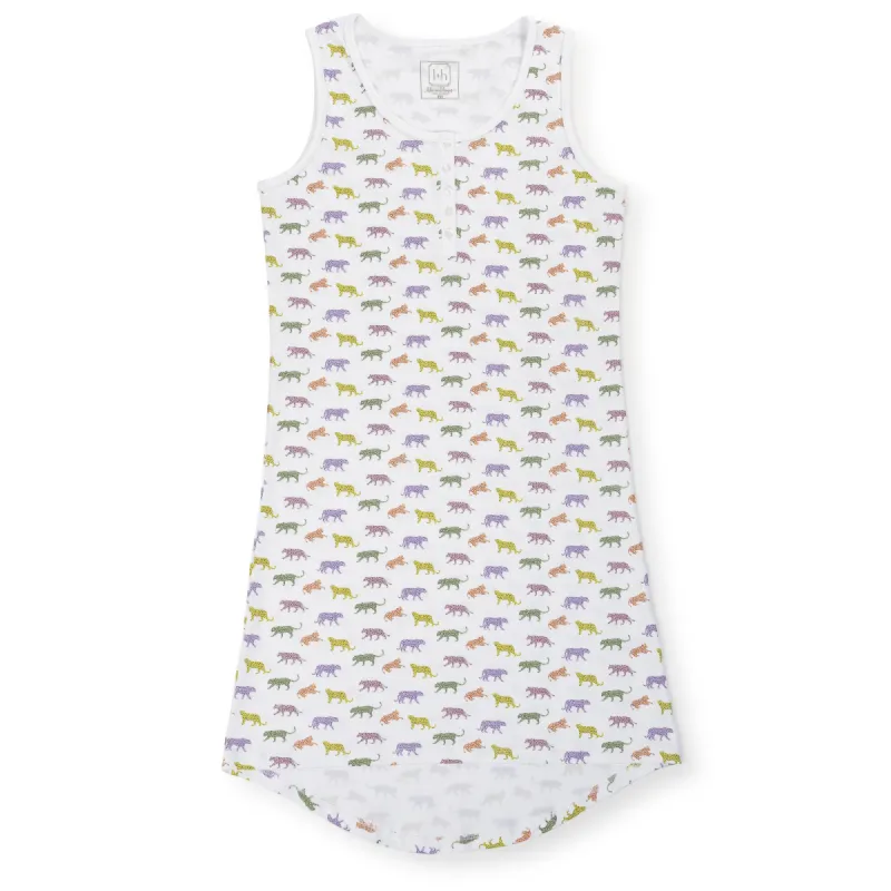 SALE Katie Women's Pima Cotton Nightgown - Cheetah Cheetah sold by Lila and Hayes