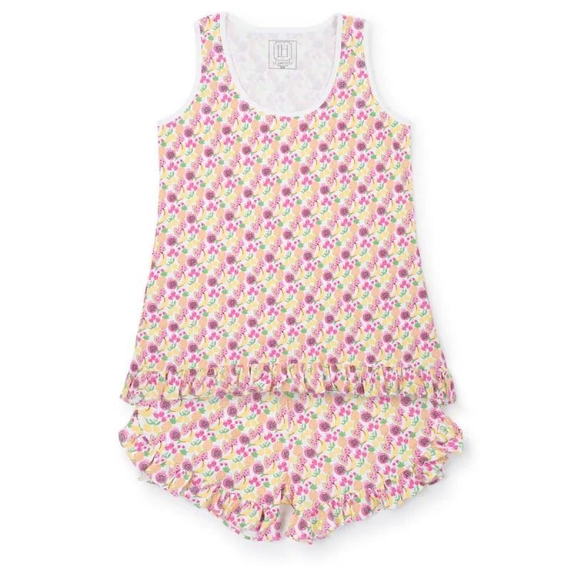 Mallory Women's Pima Cotton Pajama Set - Tropical Fruit sold by Lila and Hayes