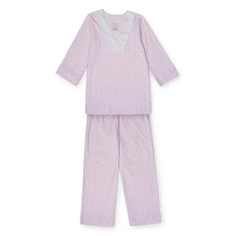 SALE Julia Women's Pajama Pant Set - Goodnight Moon Pink sold by Lila and Hayes