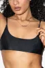 Black Seamless Bralette Bikini Top sold by Playaluxe