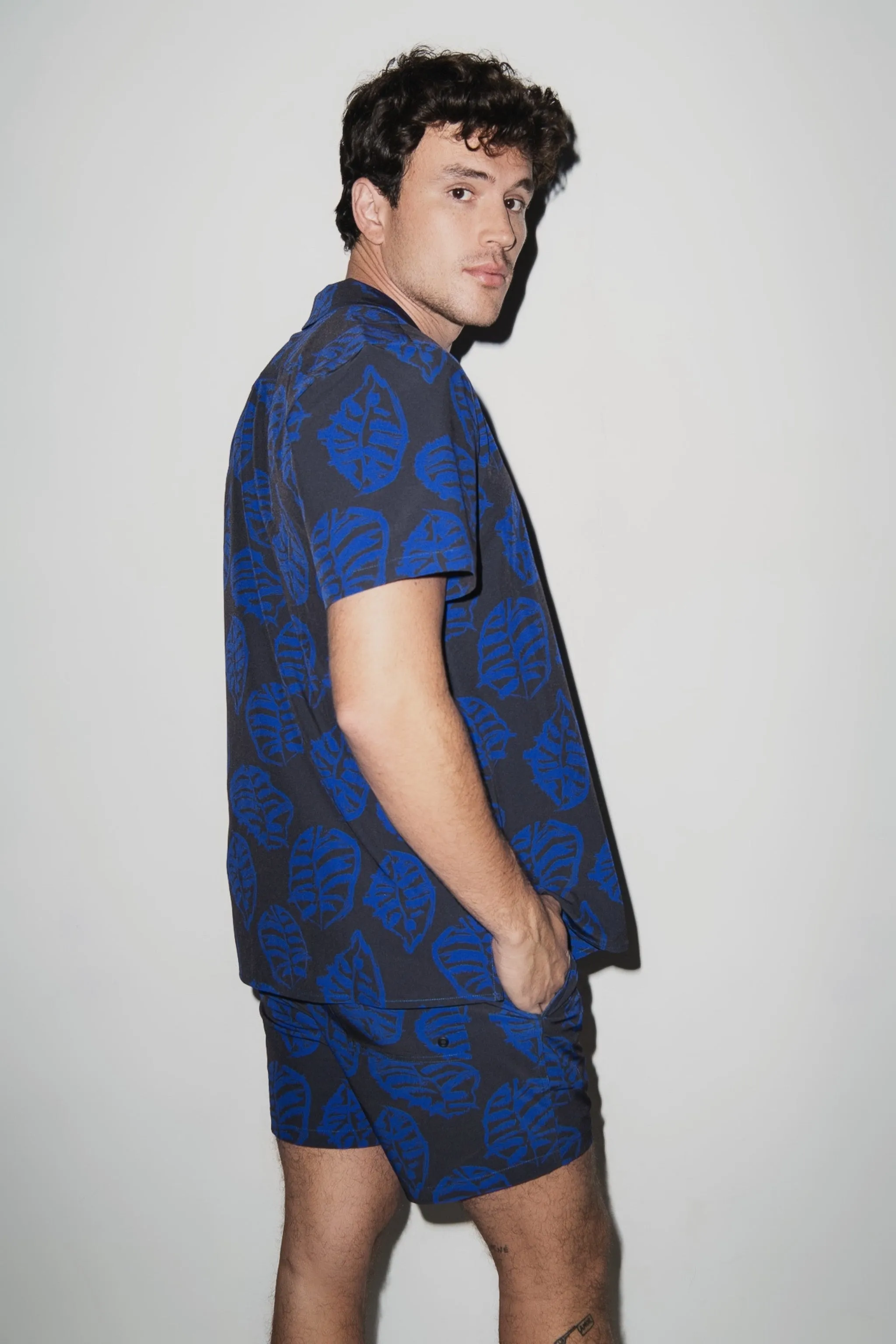 Saint Tropez Cabana Shirt Blue Batik sold by Playaluxe product image thumbnail 4