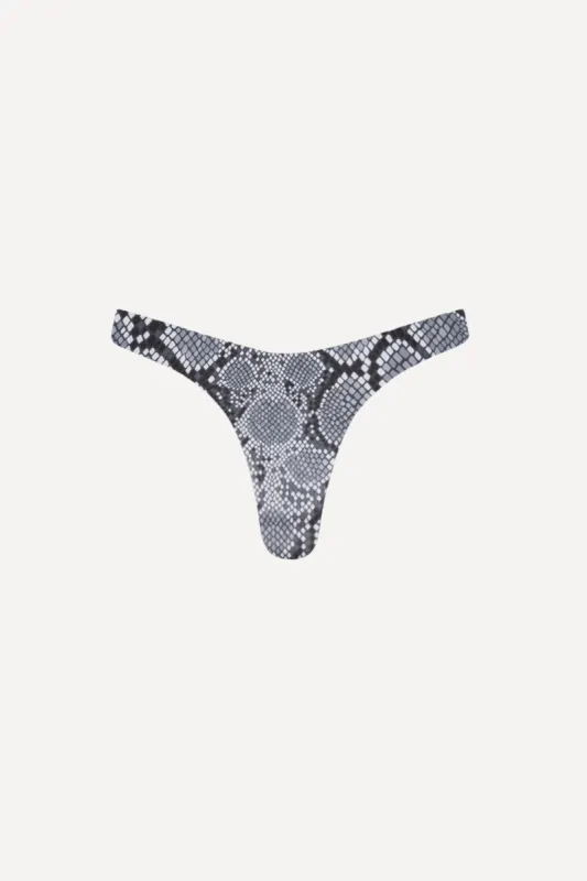 Snake Thong Bikini Bottom sold by Playaluxe