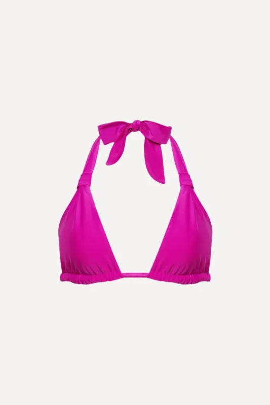 Santorini Triangle Bikini Top sold by Playaluxe