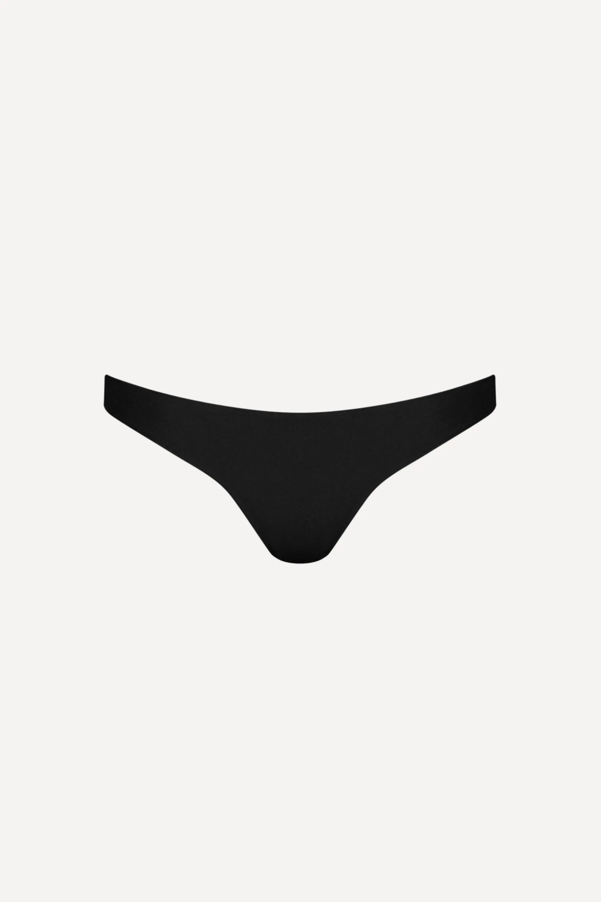 Black Seamless Bikini Bottom sold by Playaluxe