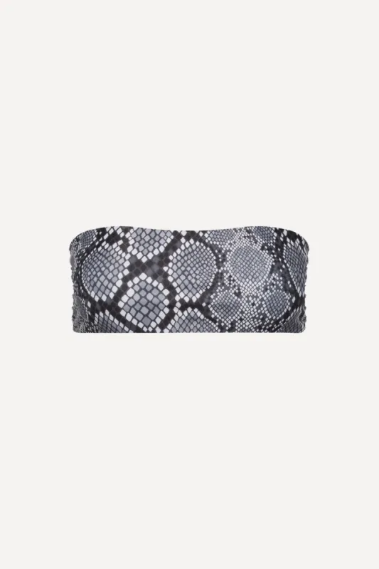Snake Seamless Bandeau Bikini Top sold by Playaluxe