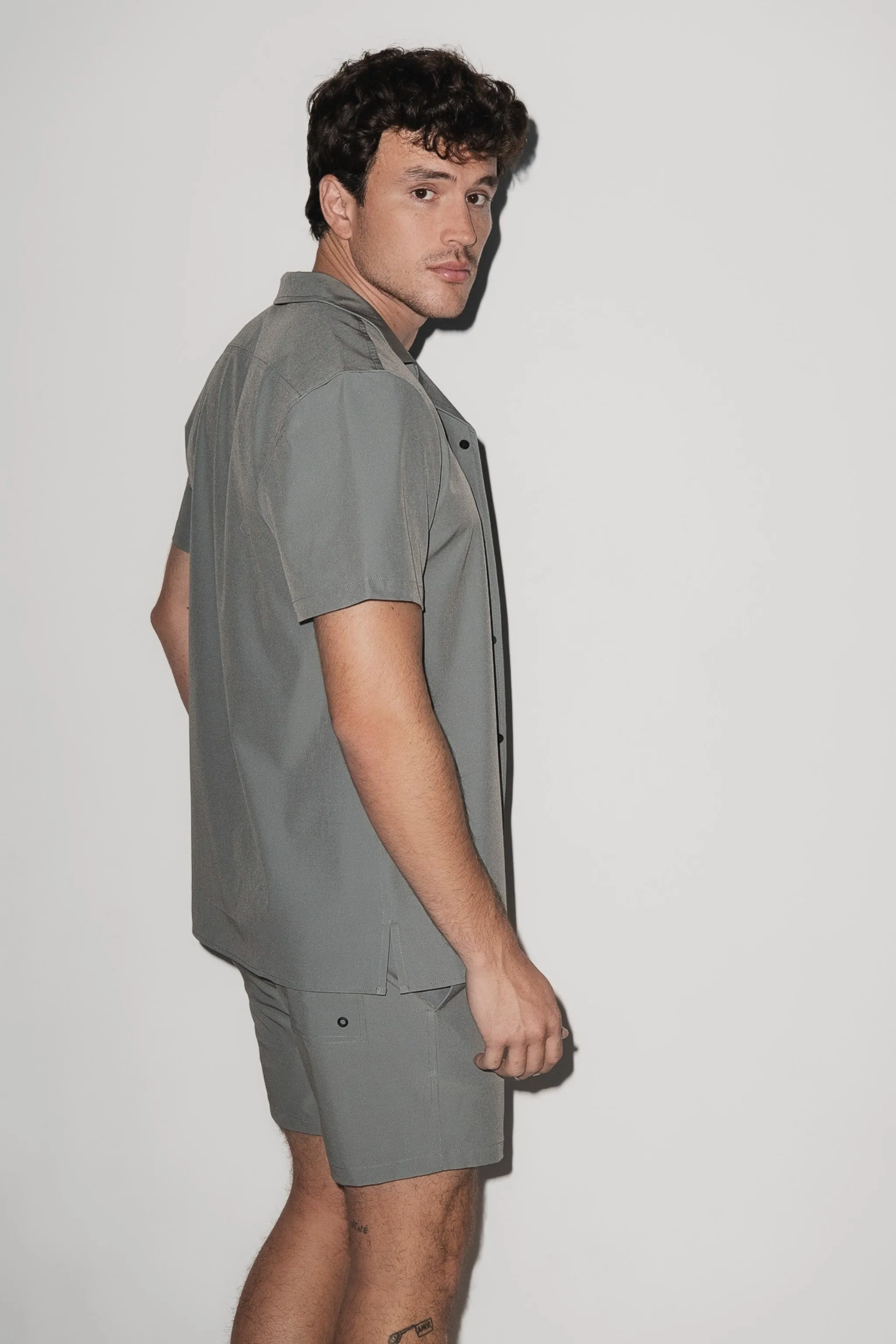 Saint Tropez Cabana Shirt – Sage sold by Playaluxe product image thumbnail 4