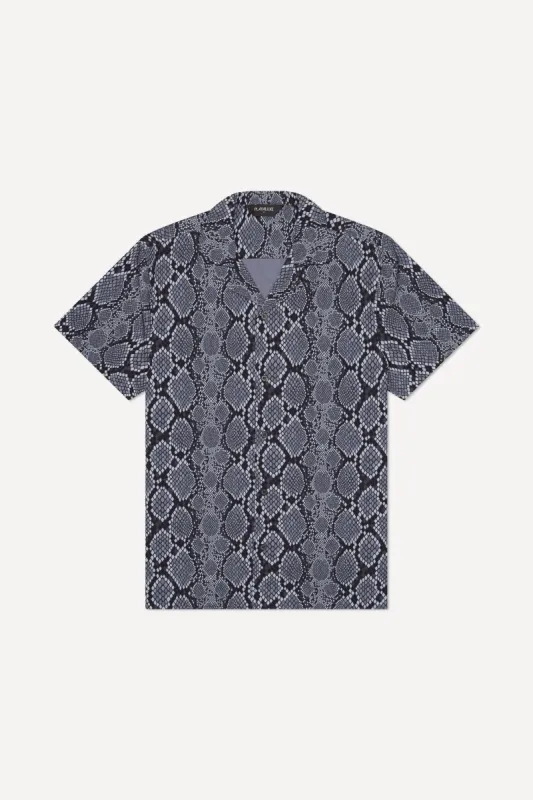 Saint Tropez Cabana Shirt Snake sold by Playaluxe