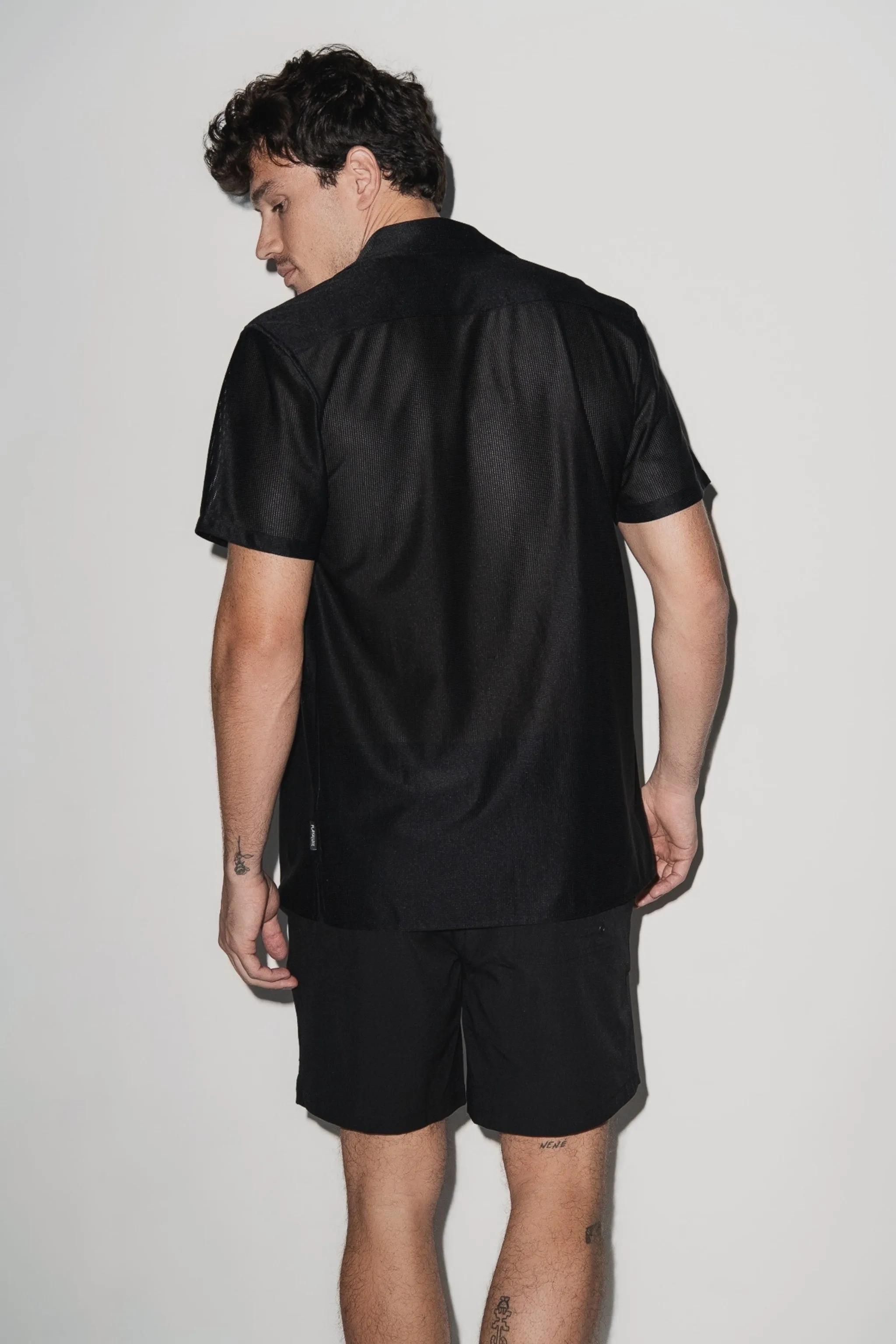 Mallorca Mesh Shirt Black sold by Playaluxe product image thumbnail 4