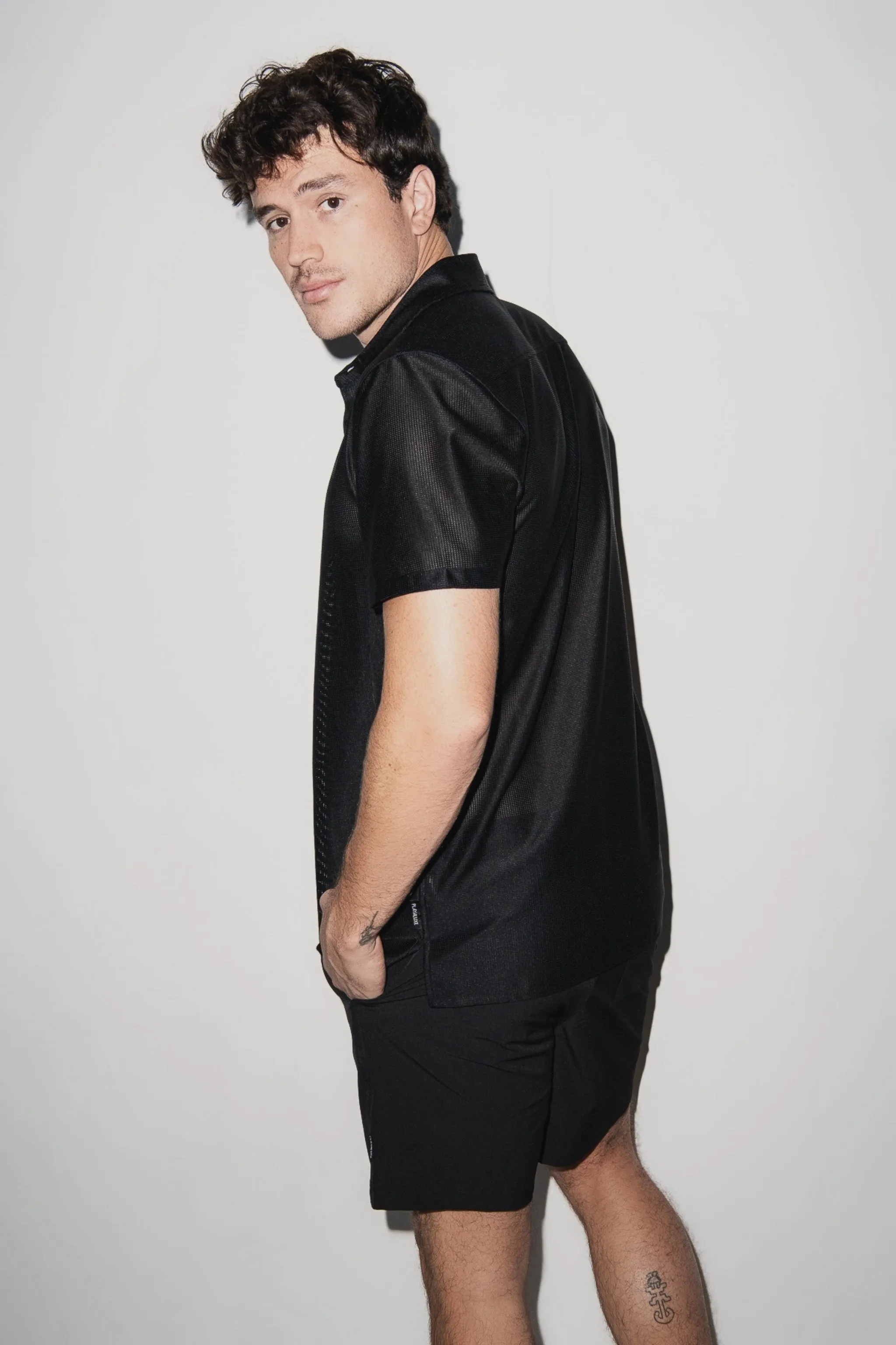 Mallorca Mesh Shirt Black sold by Playaluxe product image thumbnail 5