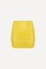 Yellow Mesh Mini Skirt sold by Playaluxe