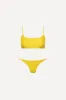 Yellow Classic Bralette Bikini Set sold by Playaluxe