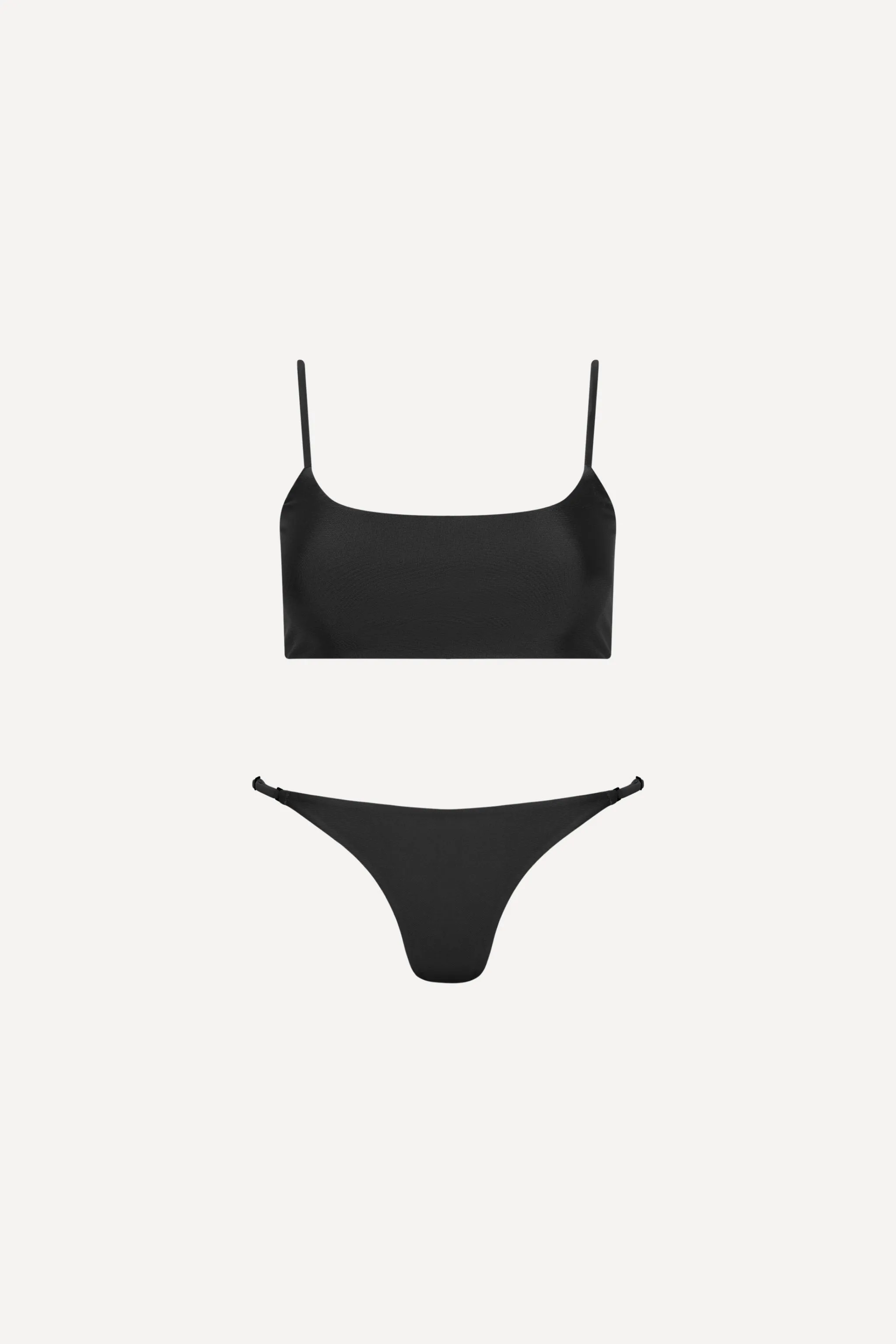 Black Classic Bralette Bikini Set sold by Playaluxe