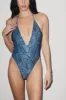 Los Cabos Deep V One Piece sold by Playaluxe