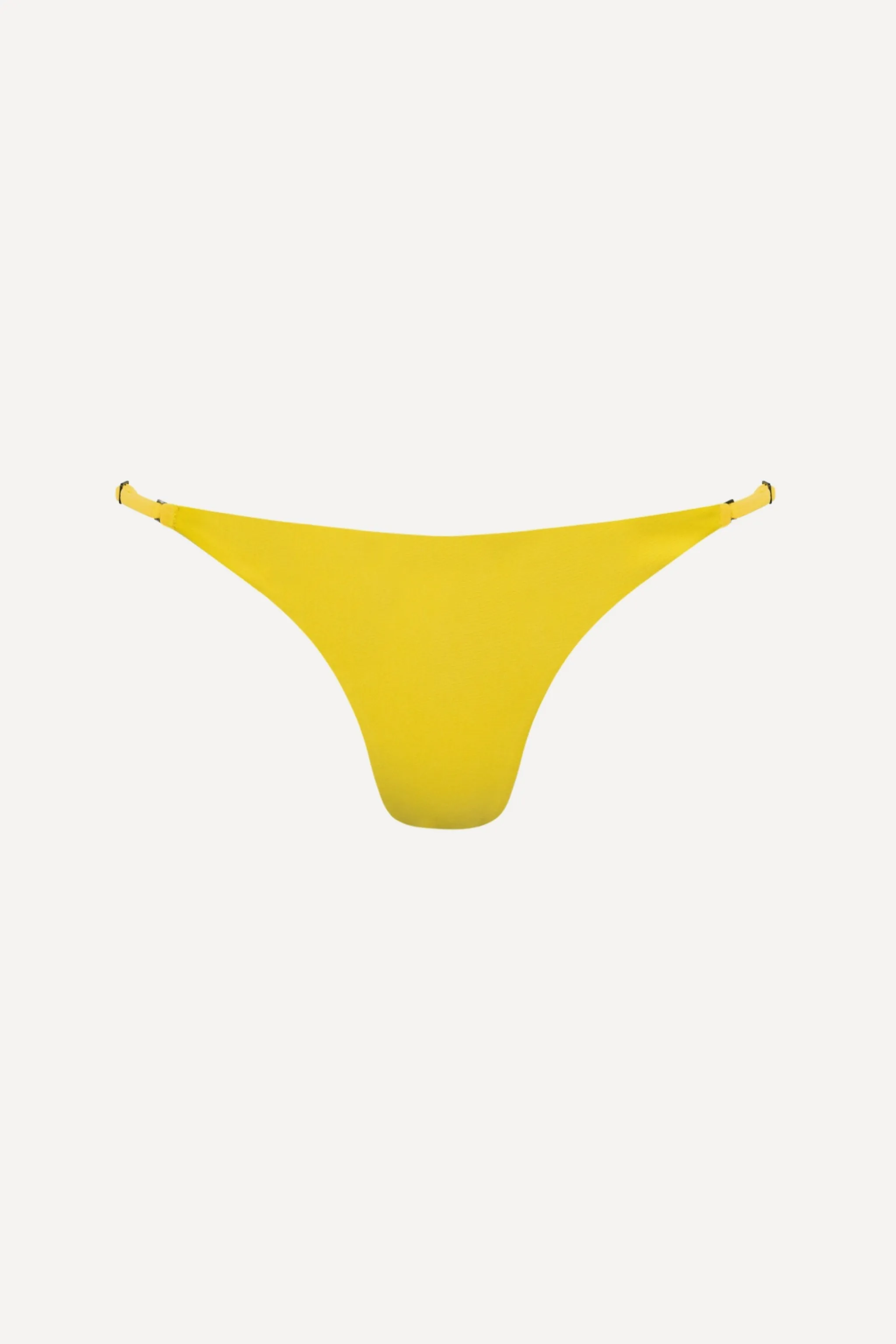 Yellow Adjustable Thong Bikini Bottom sold by Playaluxe