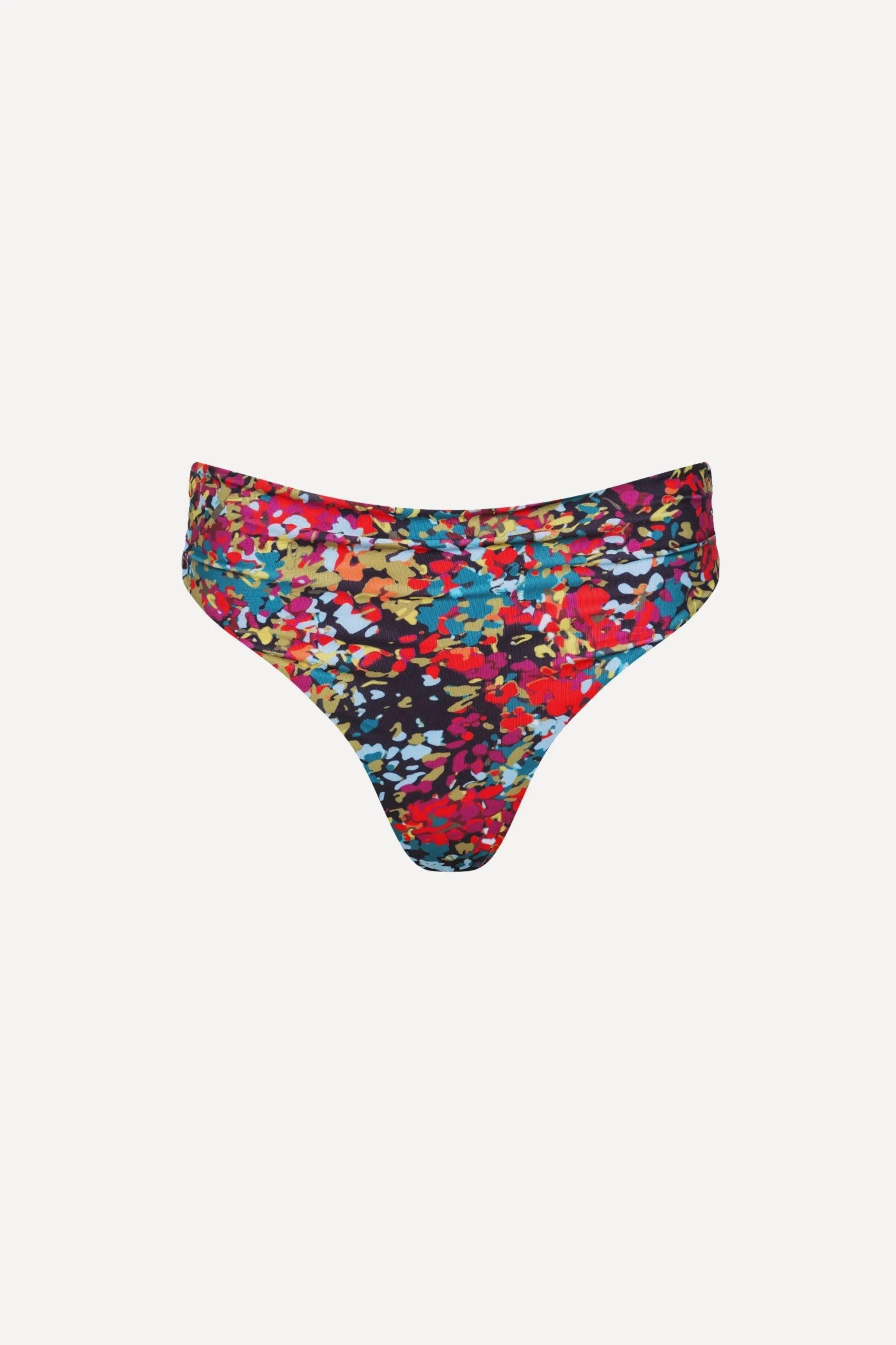 Capri High Waist Thong Bikini Bottom sold by Playaluxe